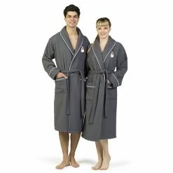 Linum Home Textiles Waffle Weave Terry Embroidered Snowman Bathrobe White 2 Linum Home Textiles Waffle Weave Terry Embroidered Snowman Bathrobe White -Linum Home Textiles store unnamed file 704