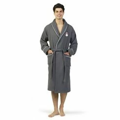 Linum Home Textiles Waffle Weave Terry Embroidered Snowman Bathrobe White 3 Linum Home Textiles Waffle Weave Terry Embroidered Snowman Bathrobe White -Linum Home Textiles store unnamed file 705