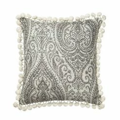 Linum Home Textiles Anchor Decorative Square Throw Pillow Cover Gray -Linum Home Textiles store unnamed file 7069