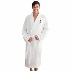 Linum Home Textiles Waffle Weave Embroidered Snowman Bathrobe -Linum Home Textiles store unnamed file 7118