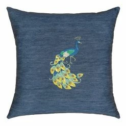 Linum Home Textiles Penelope Denim Decorative Square Throw Pillow Cover