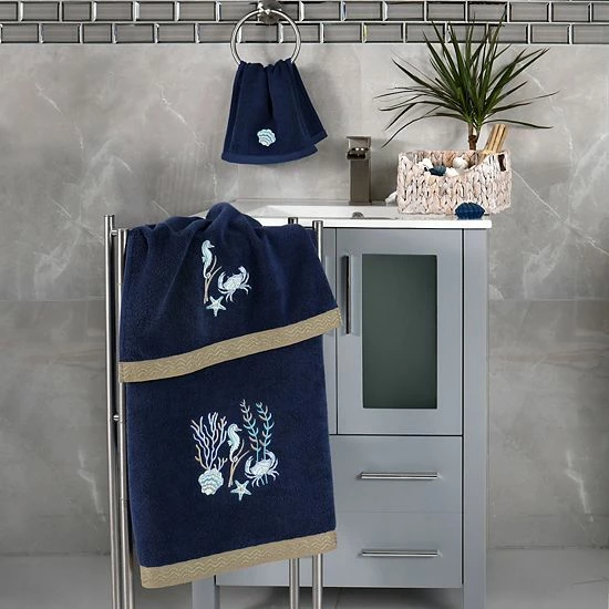 Linum Home Textiles Turkish Cotton Aaron 2-piece Embellished Bath Towel Set Cocoa Linum Home Textiles Turkish Cotton Aaron 2-piece Embellished Bath Towel Set Cocoa -Linum Home Textiles store unnamed file 7172