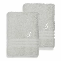 Linum Home Textiles Turkish Cotton Denzi 2-pack Personalized Bath Sheet Set -Linum Home Textiles store unnamed file 765