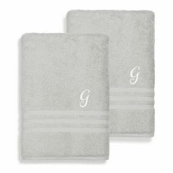 Linum Home Textiles Turkish Cotton Denzi 2-pack Personalized Bath Sheet Set -Linum Home Textiles store unnamed file 767