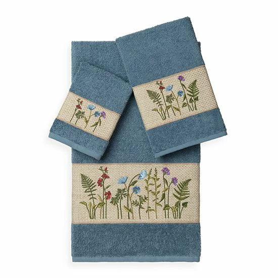 Linum Home Textiles Serenity 3-piece Embellished Bath Towel Set Teal Linum Home Textiles Serenity 3-piece Embellished Bath Towel Set Teal -Linum Home Textiles store unnamed file 805
