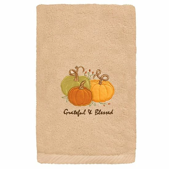 Linum Home Textiles Grateful & Blessed Embroidered Luxury Turkish Cotton Hand Towel White Linum Home Textiles Grateful & Blessed Embroidered Luxury Turkish Cotton Hand Towel White -Linum Home Textiles store unnamed file 819