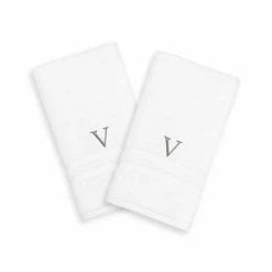 Linum Home Textiles 2-pack Silver-Tone Monogram Hand Towel 13 Linum Home Textiles 2-pack Silver-Tone Monogram Hand Towel -Linum Home Textiles store unnamed file 851