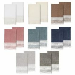 Linum Home Textiles Turkish Cotton Aiden 2-piece White Lace Embellished Bath Towel Set 2 Linum Home Textiles Turkish Cotton Aiden 2-piece White Lace Embellished Bath Towel Set -Linum Home Textiles store unnamed file 940