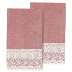 Linum Home Textiles Turkish Cotton Aiden 2-piece White Lace Embellished Bath Towel Set 7 Linum Home Textiles Turkish Cotton Aiden 2-piece White Lace Embellished Bath Towel Set -Linum Home Textiles store unnamed file 945