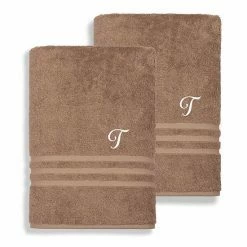 Linum Home Textiles Turkish Cotton Denzi 2-piece Personalized Bath Sheet Set -Linum Home Textiles store unnamed file 956